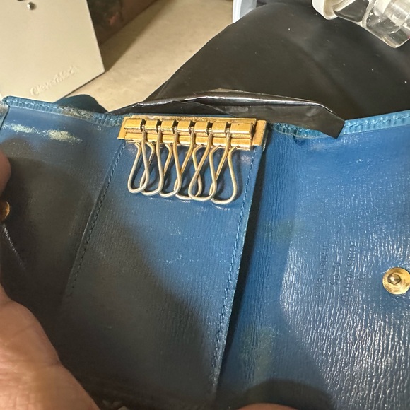 LOUIS VUITTON key case Epo Blue USED - Picture 3 of 5